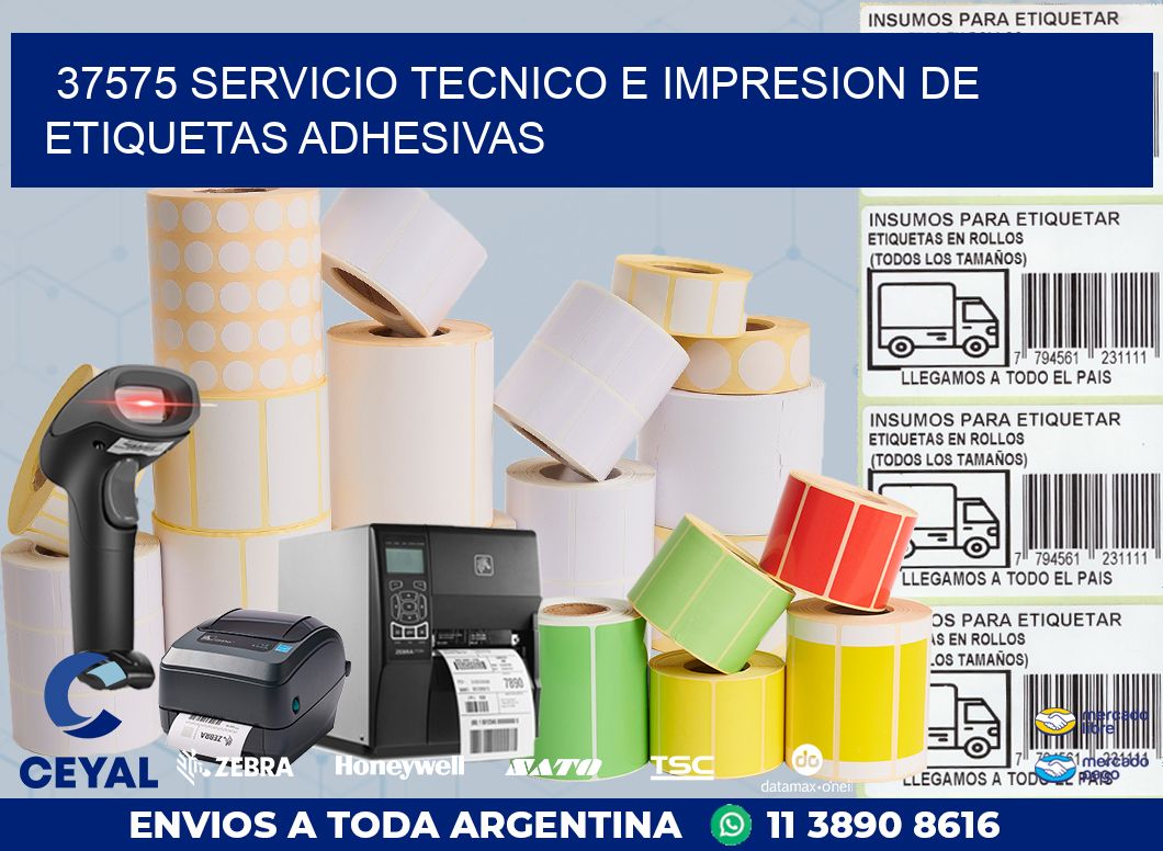 37575 SERVICIO TECNICO E IMPRESION DE ETIQUETAS ADHESIVAS