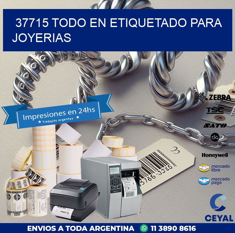 37715 TODO EN ETIQUETADO PARA JOYERIAS