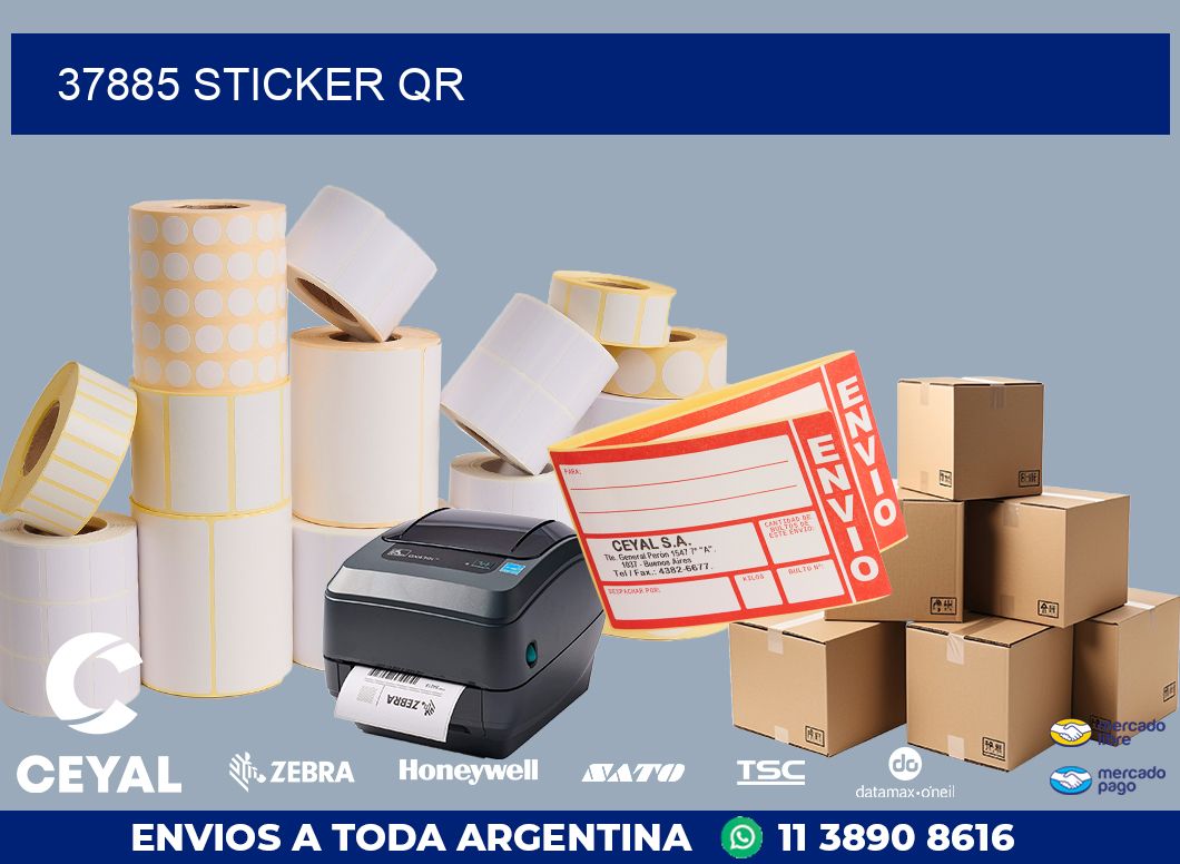 37885 STICKER QR