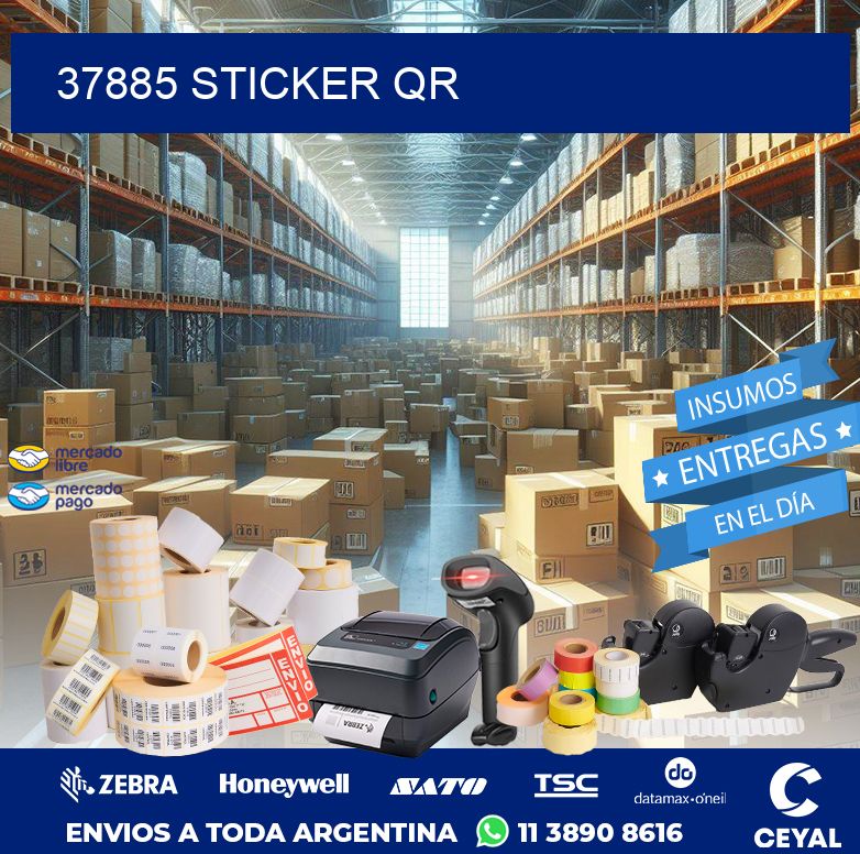37885 STICKER QR