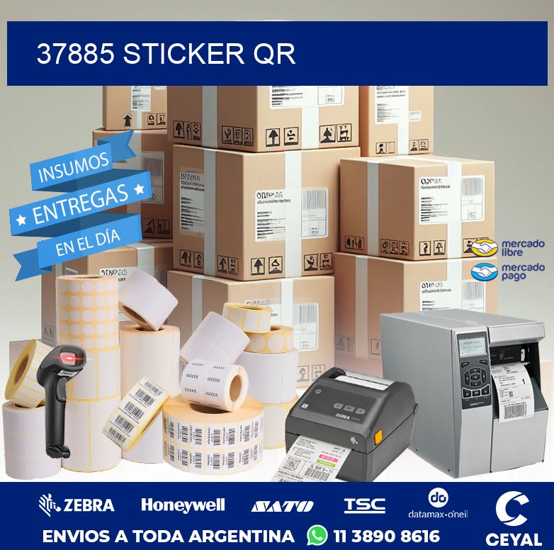 37885 STICKER QR
