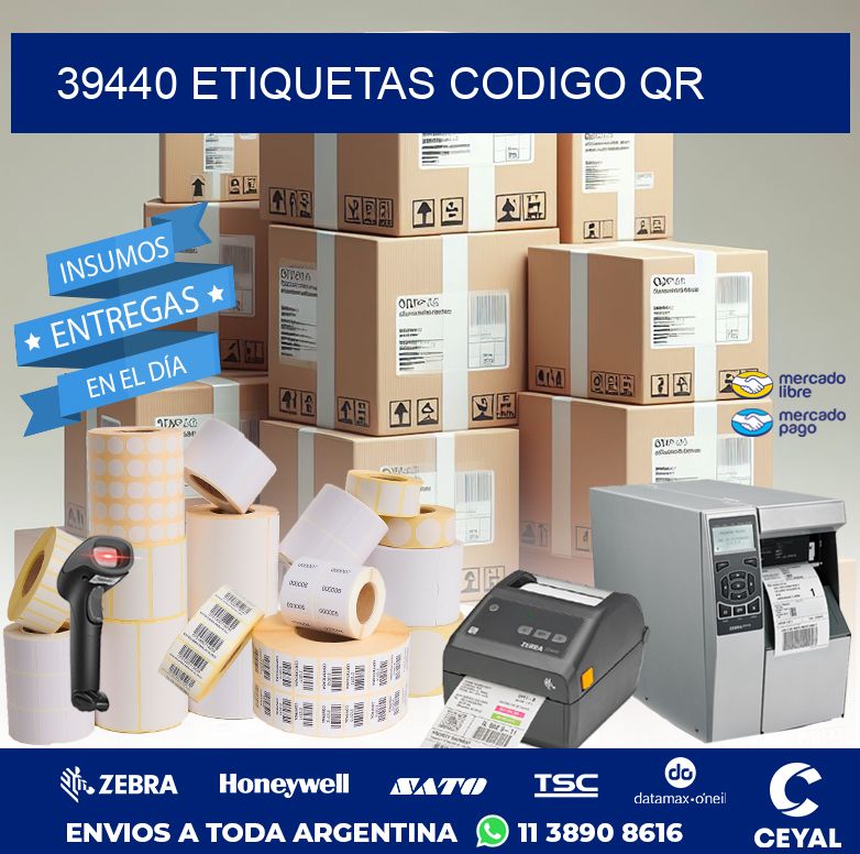 39440 ETIQUETAS CODIGO QR