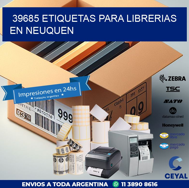 39685 ETIQUETAS PARA LIBRERIAS EN NEUQUEN