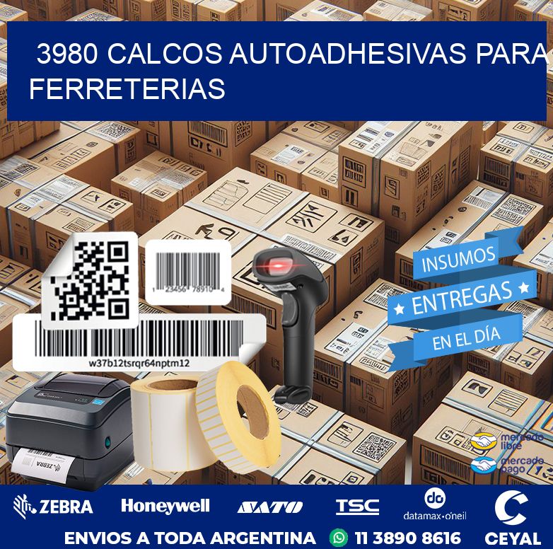 3980 CALCOS AUTOADHESIVAS PARA FERRETERIAS