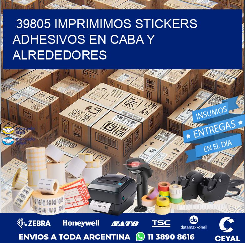 39805 IMPRIMIMOS STICKERS ADHESIVOS EN CABA Y ALREDEDORES