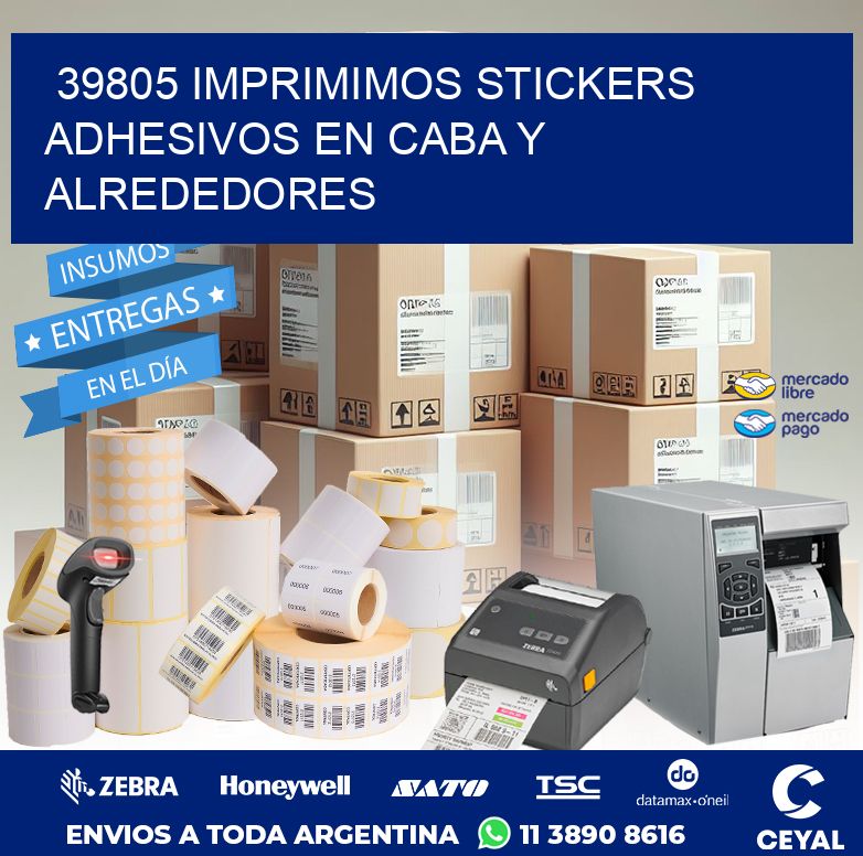 39805 IMPRIMIMOS STICKERS ADHESIVOS EN CABA Y ALREDEDORES
