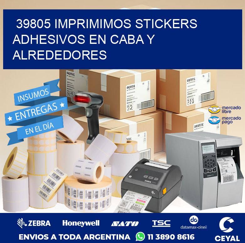 39805 IMPRIMIMOS STICKERS ADHESIVOS EN CABA Y ALREDEDORES
