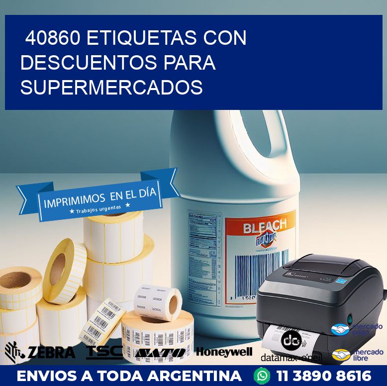 40860 ETIQUETAS CON DESCUENTOS PARA SUPERMERCADOS