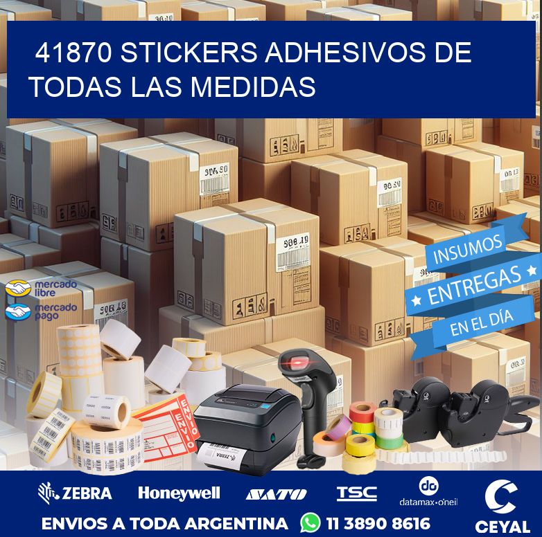 41870 STICKERS ADHESIVOS DE TODAS LAS MEDIDAS
