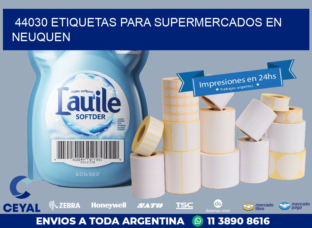 44030 ETIQUETAS PARA SUPERMERCADOS EN NEUQUEN