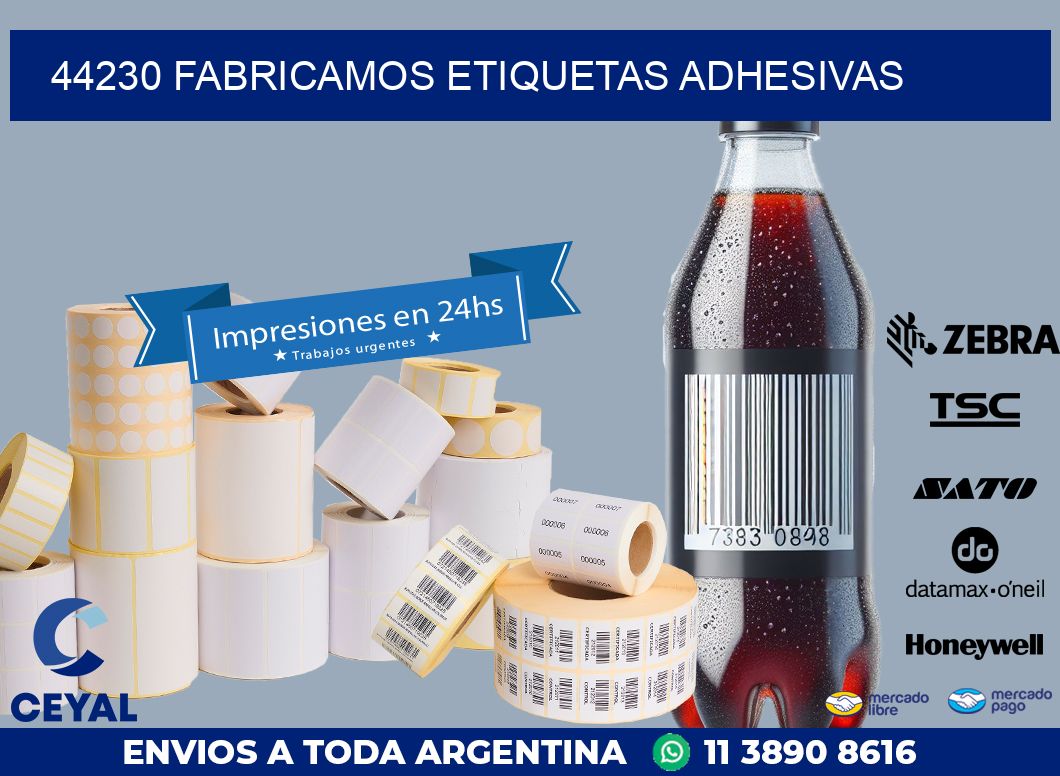44230 FABRICAMOS ETIQUETAS ADHESIVAS