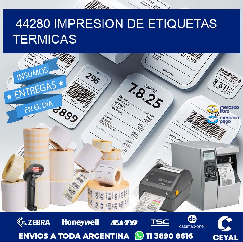 44280 IMPRESION DE ETIQUETAS TERMICAS