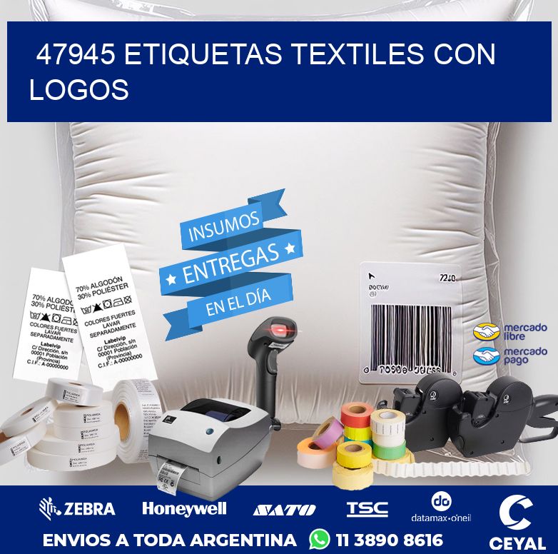 47945 ETIQUETAS TEXTILES CON LOGOS