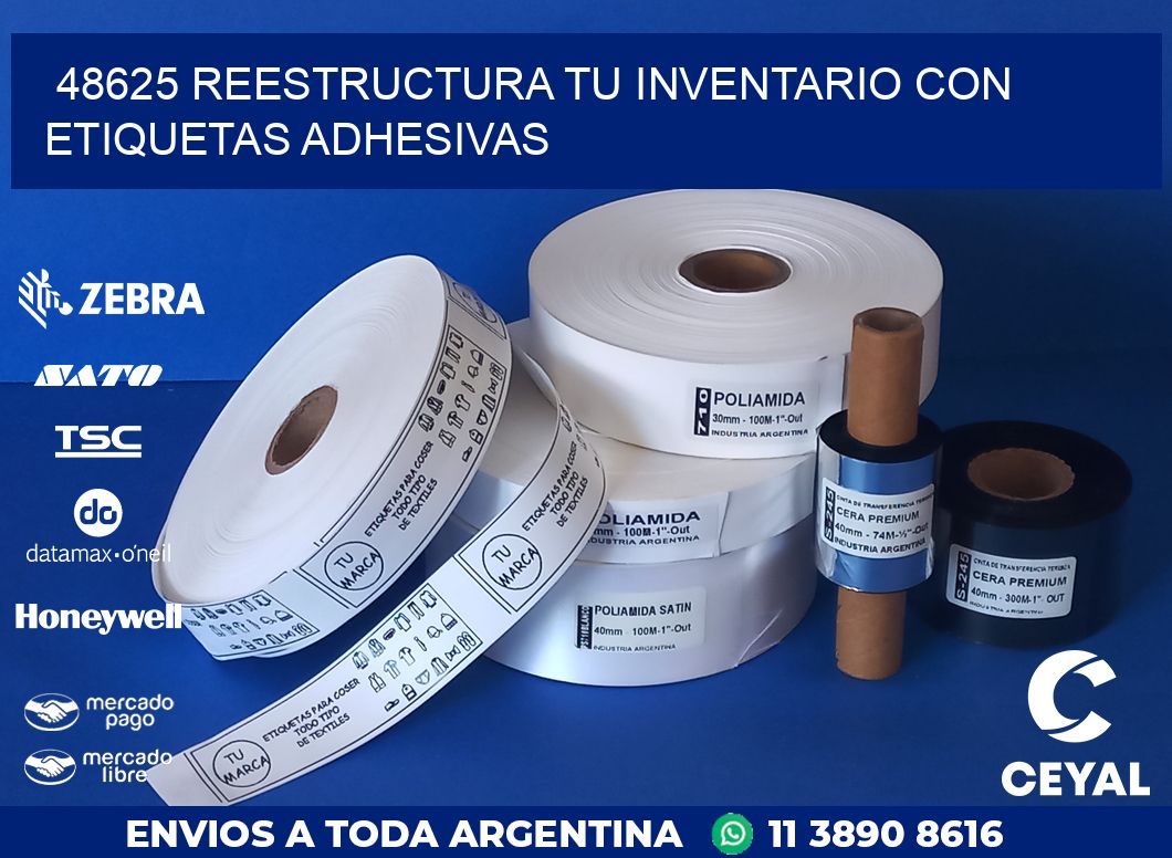 48625 REESTRUCTURA TU INVENTARIO CON ETIQUETAS ADHESIVAS