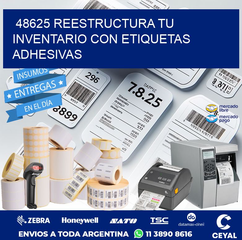 48625 REESTRUCTURA TU INVENTARIO CON ETIQUETAS ADHESIVAS
