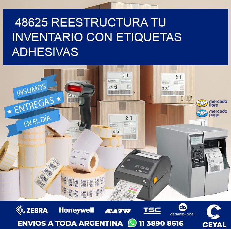 48625 REESTRUCTURA TU INVENTARIO CON ETIQUETAS ADHESIVAS