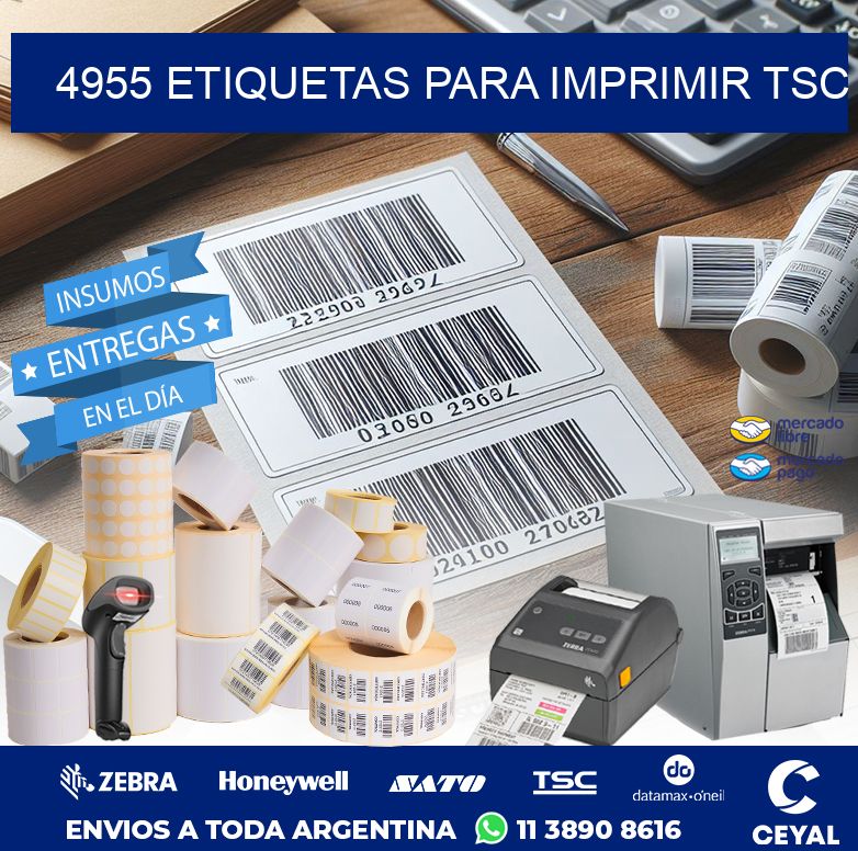 4955 ETIQUETAS PARA IMPRIMIR TSC