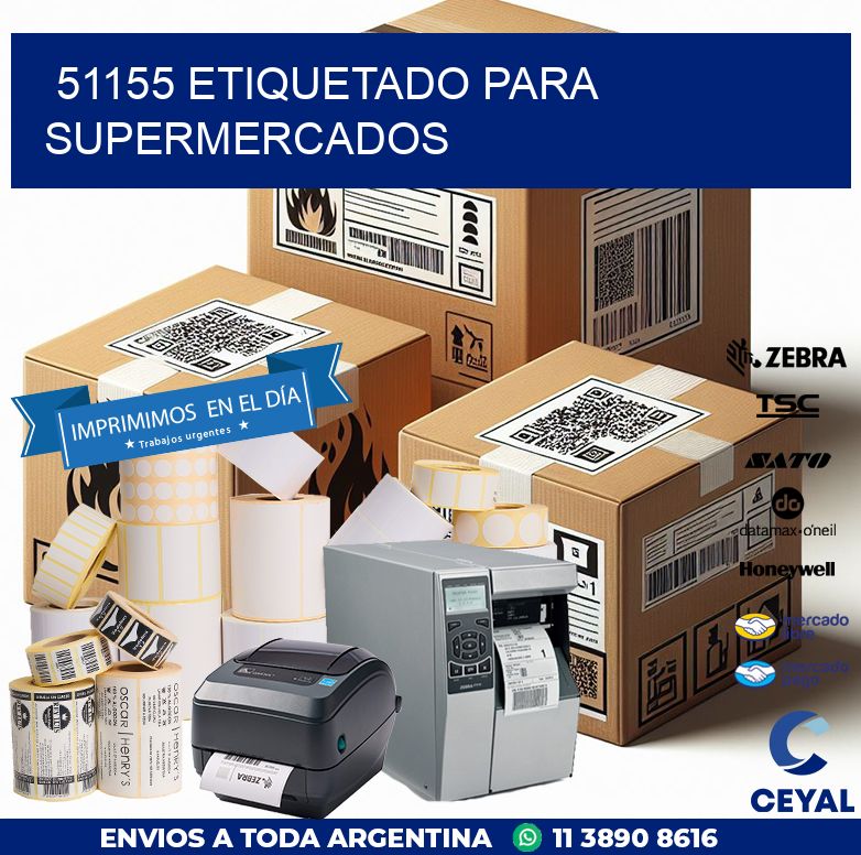 51155 ETIQUETADO PARA SUPERMERCADOS