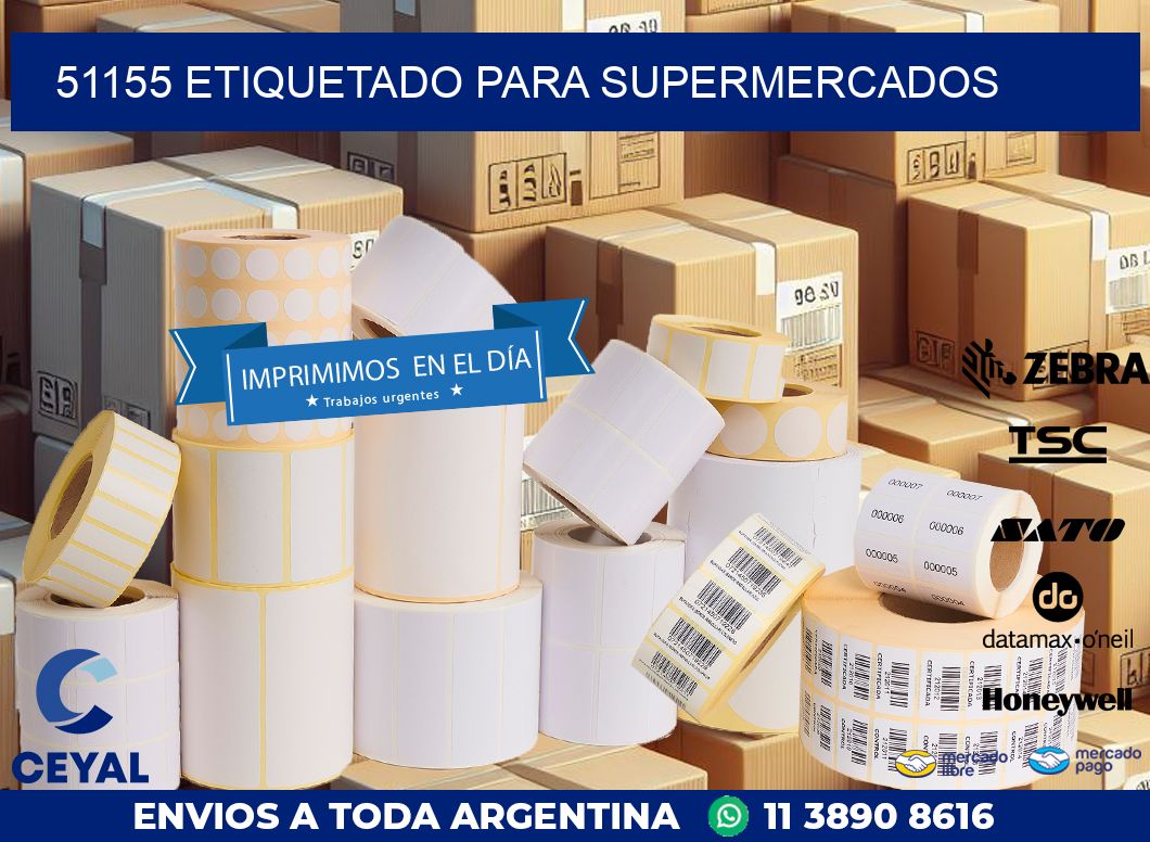 51155 ETIQUETADO PARA SUPERMERCADOS