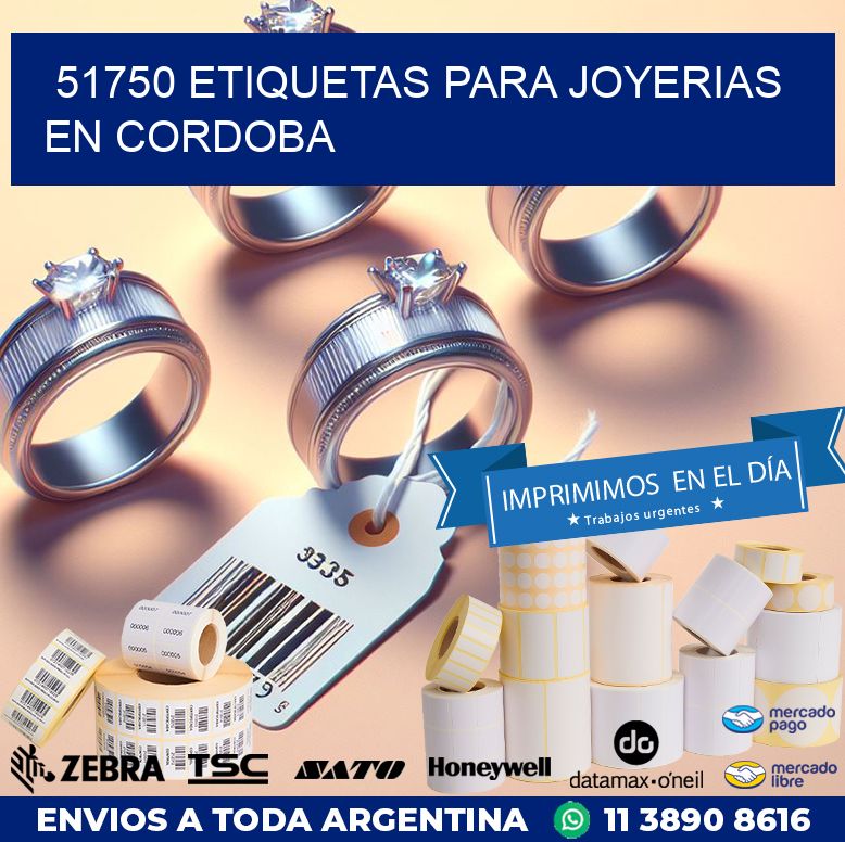 51750 ETIQUETAS PARA JOYERIAS EN CORDOBA