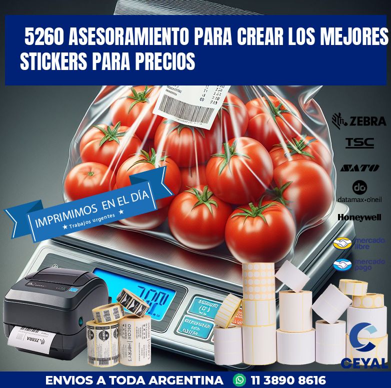 5260 ASESORAMIENTO PARA CREAR LOS MEJORES STICKERS PARA PRECIOS
