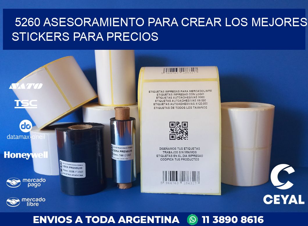 5260 ASESORAMIENTO PARA CREAR LOS MEJORES STICKERS PARA PRECIOS