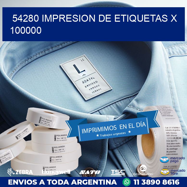 54280 IMPRESION DE ETIQUETAS X 100000