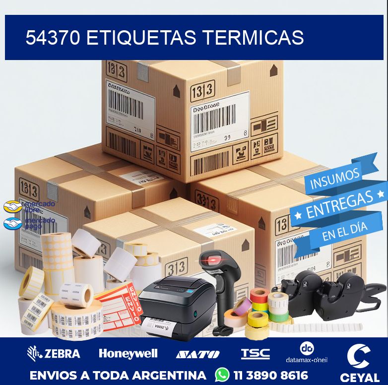 54370 ETIQUETAS TERMICAS