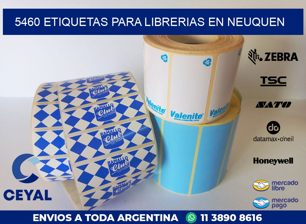 5460 ETIQUETAS PARA LIBRERIAS EN NEUQUEN