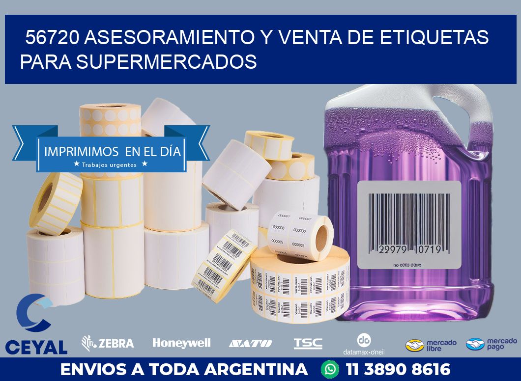56720 ASESORAMIENTO Y VENTA DE ETIQUETAS PARA SUPERMERCADOS