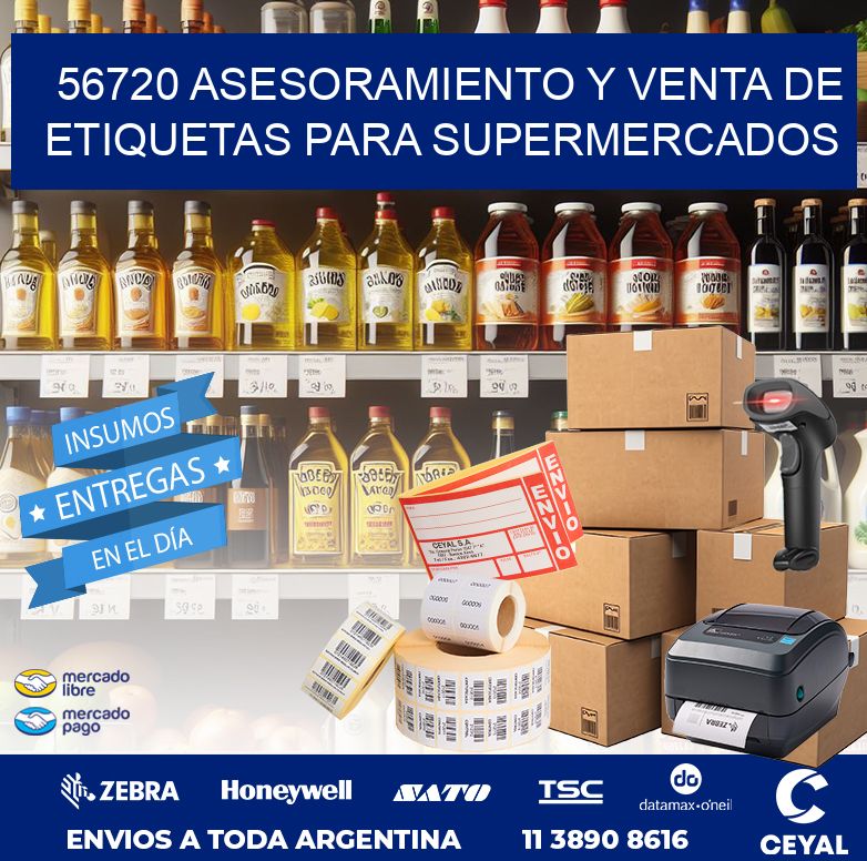 56720 ASESORAMIENTO Y VENTA DE ETIQUETAS PARA SUPERMERCADOS