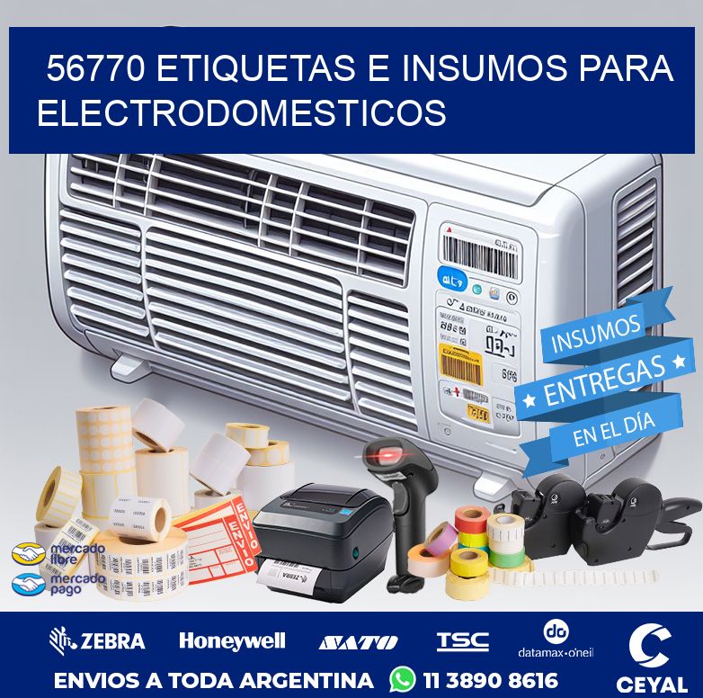 56770 ETIQUETAS E INSUMOS PARA ELECTRODOMESTICOS