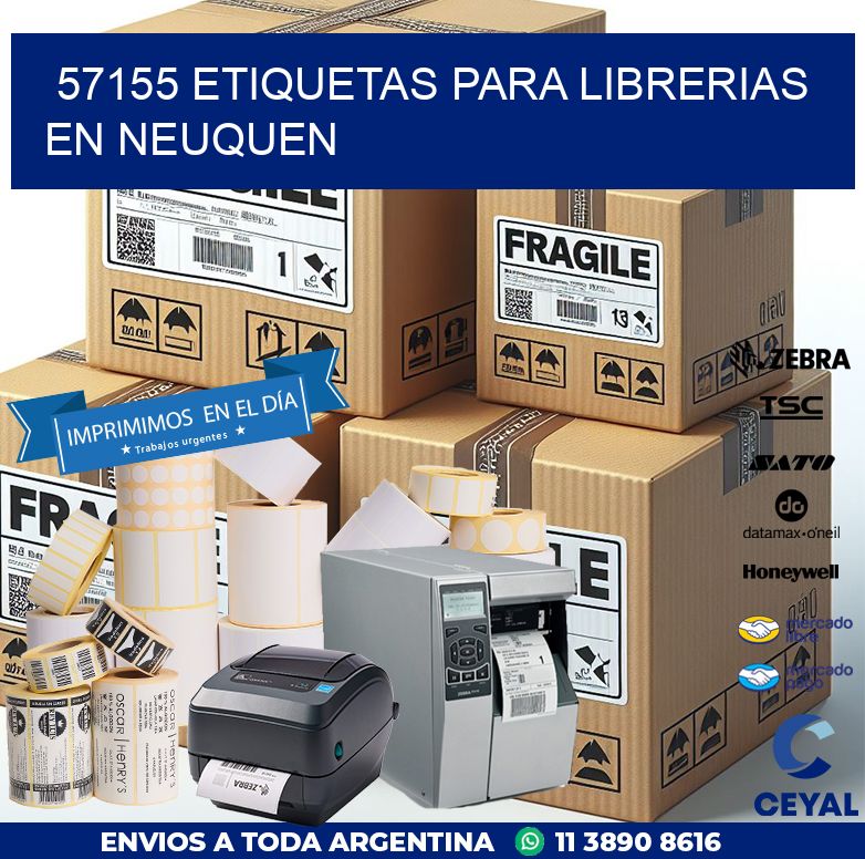 57155 ETIQUETAS PARA LIBRERIAS EN NEUQUEN