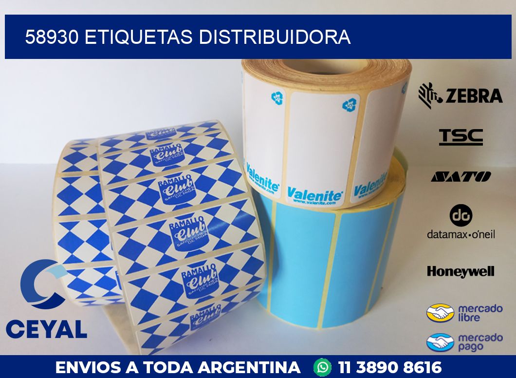 58930 ETIQUETAS DISTRIBUIDORA