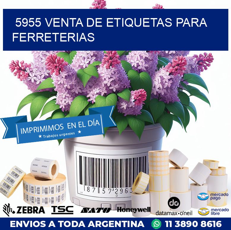 5955 VENTA DE ETIQUETAS PARA FERRETERIAS