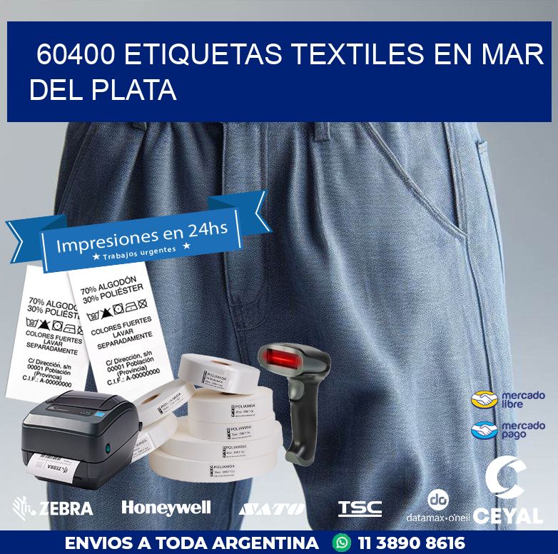 60400 ETIQUETAS TEXTILES EN MAR DEL PLATA