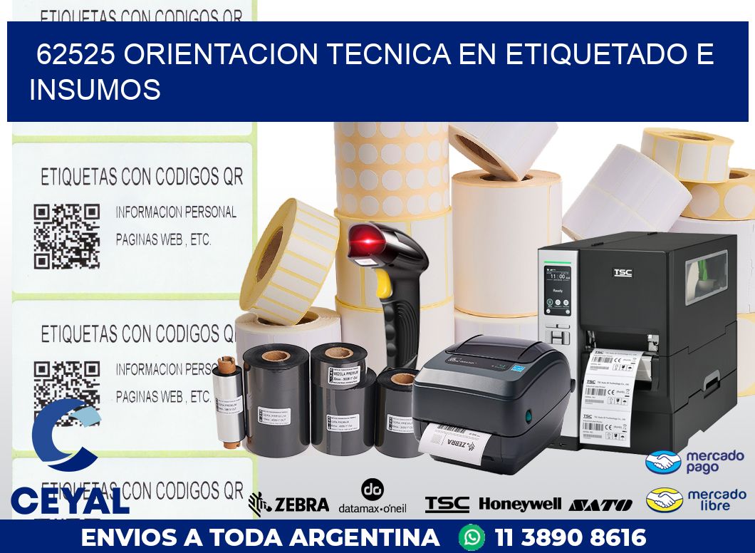 62525 ORIENTACION TECNICA EN ETIQUETADO E INSUMOS