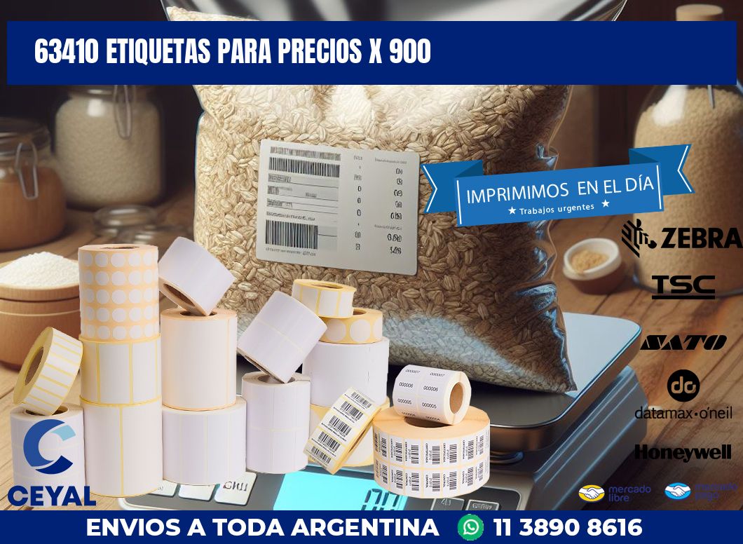 63410 ETIQUETAS PARA PRECIOS X 900