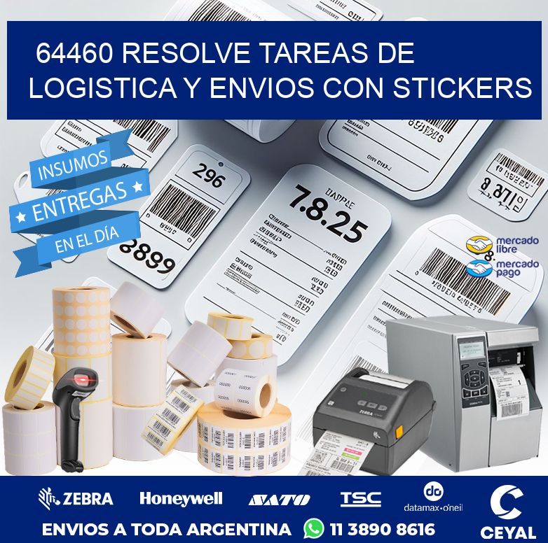 64460 RESOLVE TAREAS DE LOGISTICA Y ENVIOS CON STICKERS