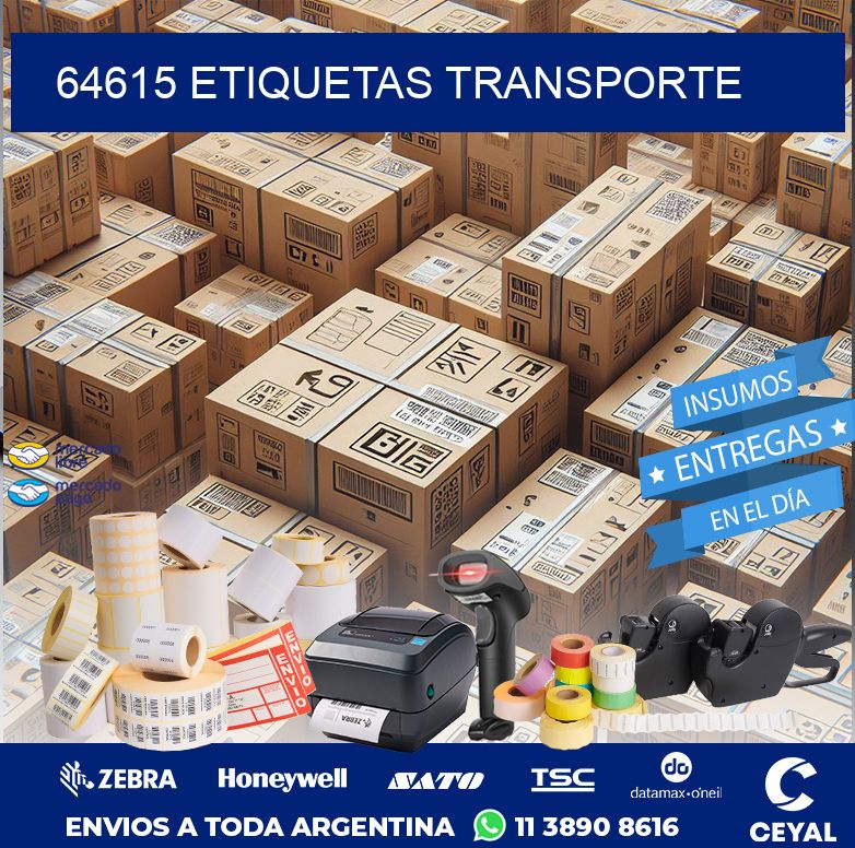 64615 ETIQUETAS TRANSPORTE