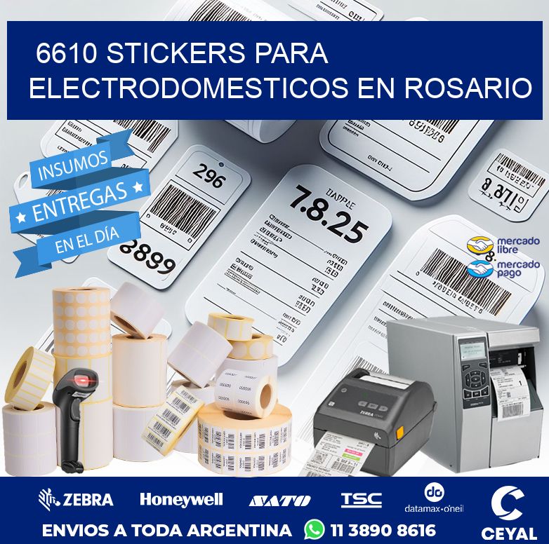 6610 STICKERS PARA ELECTRODOMESTICOS EN ROSARIO