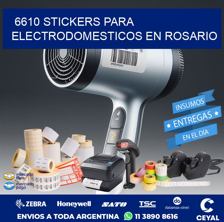 6610 STICKERS PARA ELECTRODOMESTICOS EN ROSARIO