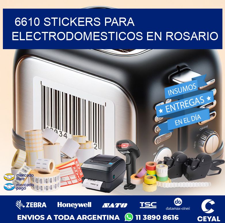 6610 STICKERS PARA ELECTRODOMESTICOS EN ROSARIO