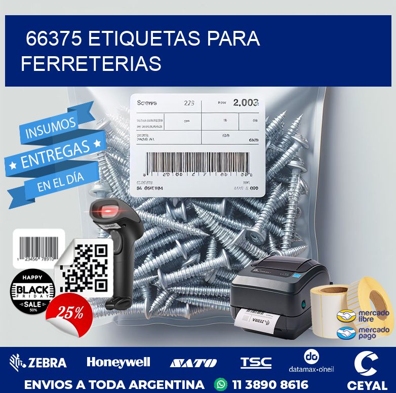 66375 ETIQUETAS PARA FERRETERIAS