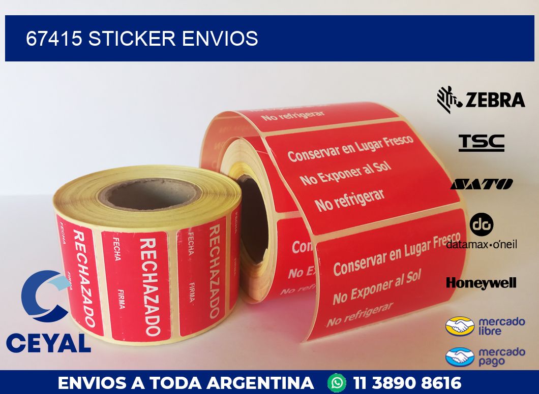 67415 STICKER ENVIOS
