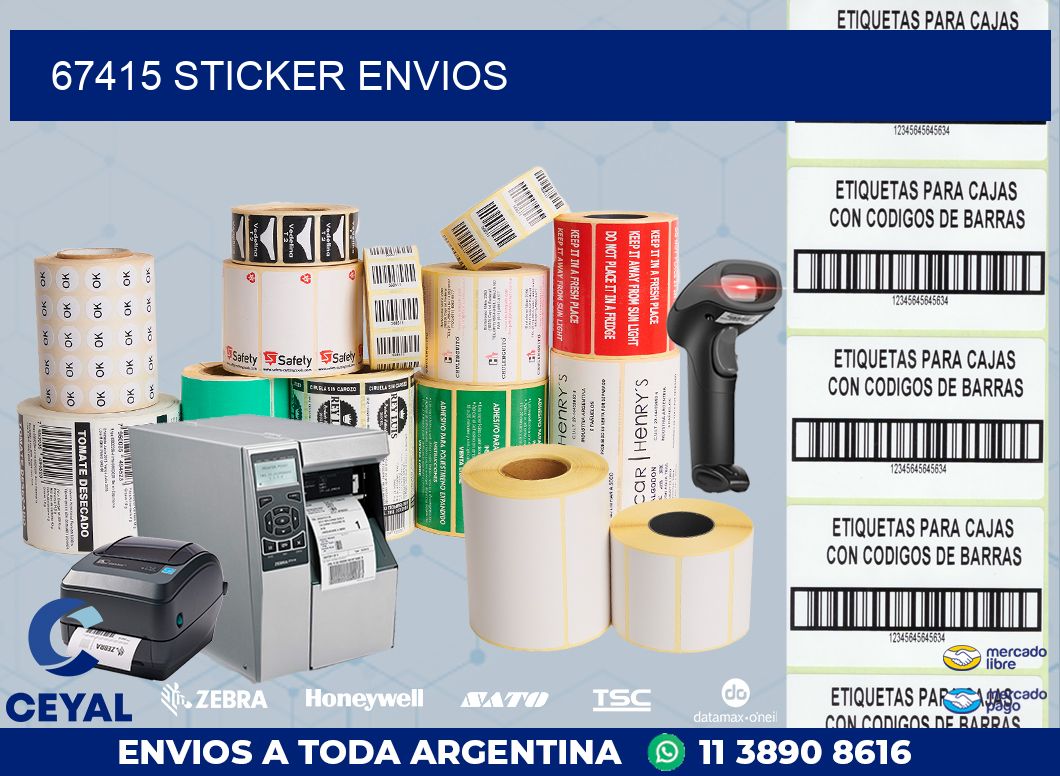 67415 STICKER ENVIOS