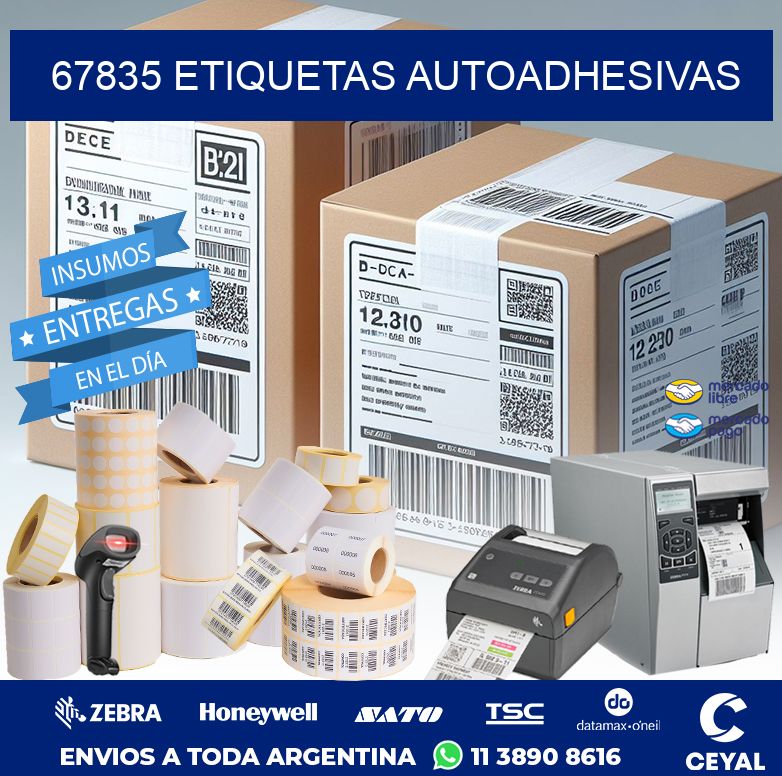 67835 ETIQUETAS AUTOADHESIVAS