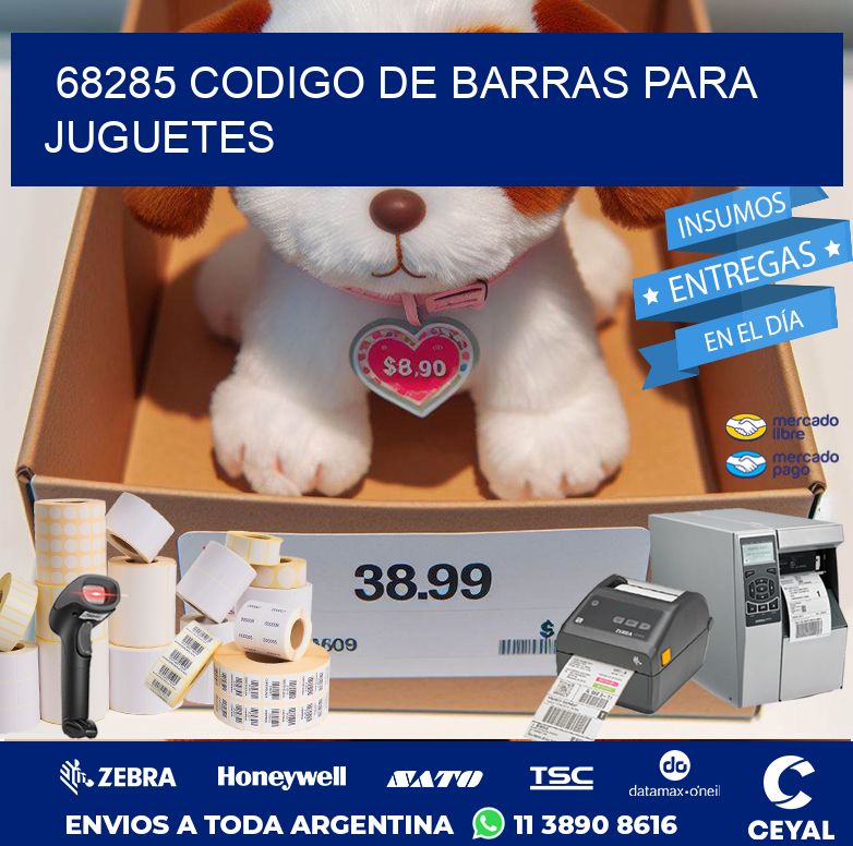 68285 CODIGO DE BARRAS PARA JUGUETES