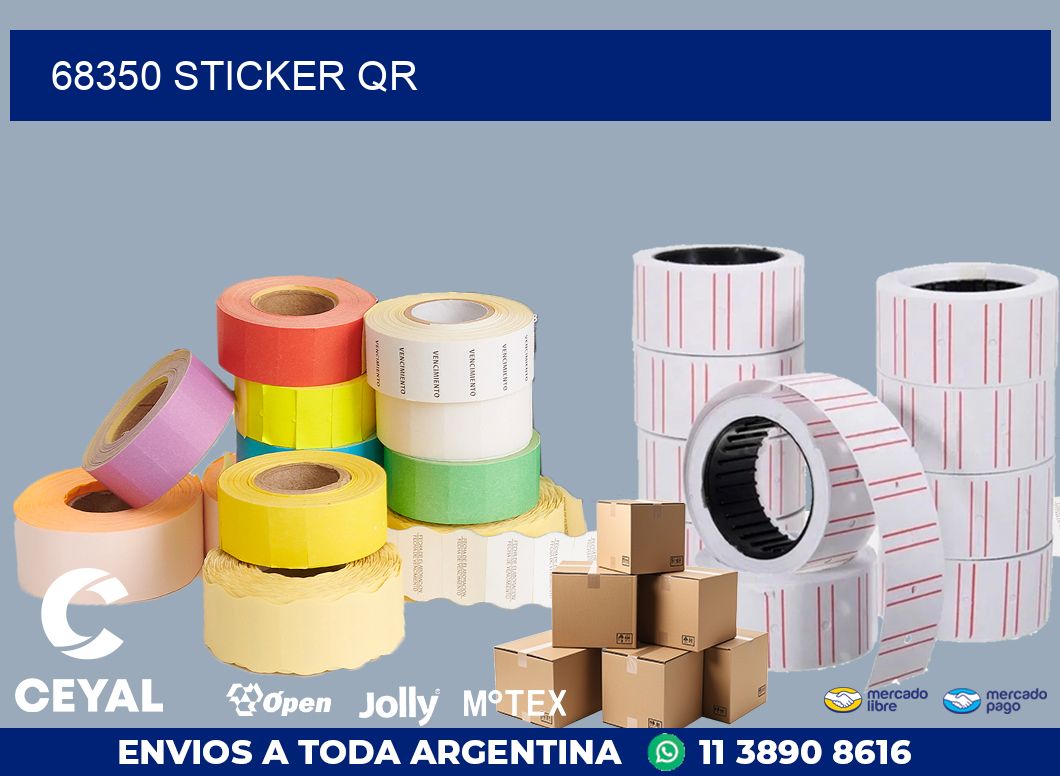 68350 STICKER QR