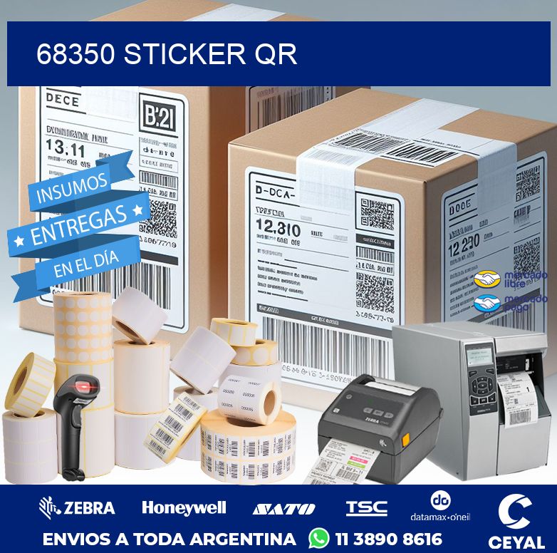 68350 STICKER QR